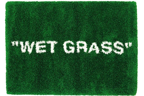 Virgil Abloh x IKEA MARKERAD "WET GRASS" Rug